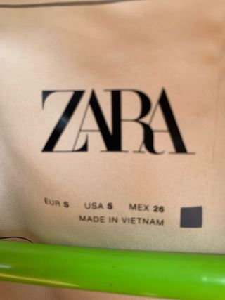Parka sin mangas ZARA Talla S Beige