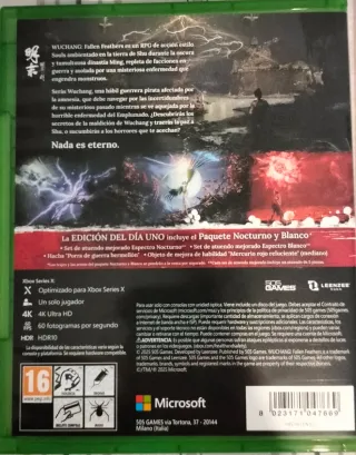 Wuchang Fallen Feathers Xbox Series X