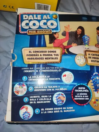 Juego de mesa Dale al Coco: The Show!