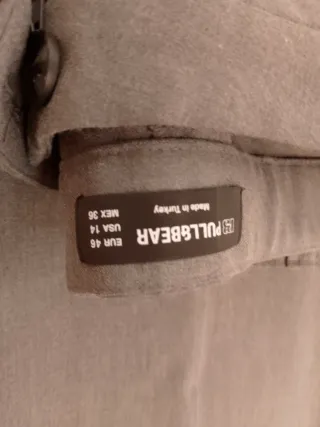 Pantalón vestir Pull&Bear gris talla 46