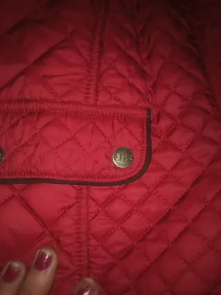 Chaqueta acolchada roja mujer talla 52