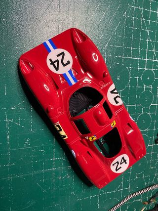 Carrocería y chasis Ferrari 312 Racer Slot 1/32