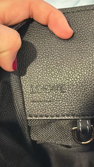 Bolso Loewe hammock negro