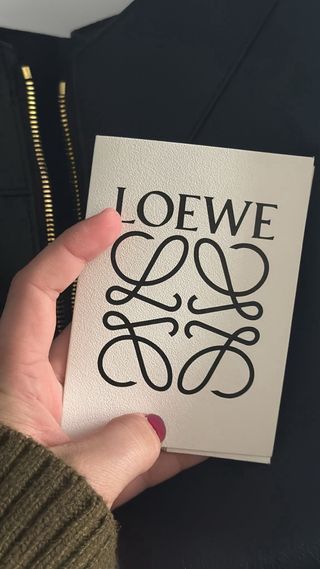 Bolso Loewe hammock negro