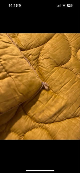 Trapuntino Imbottitura Lana Giallo