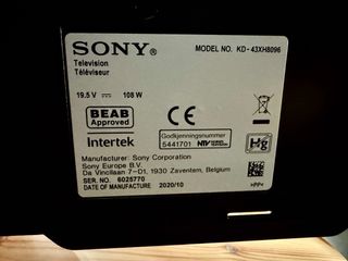 TV Sony Bravia 4K KD-43XH80 (43) Ideal PS5