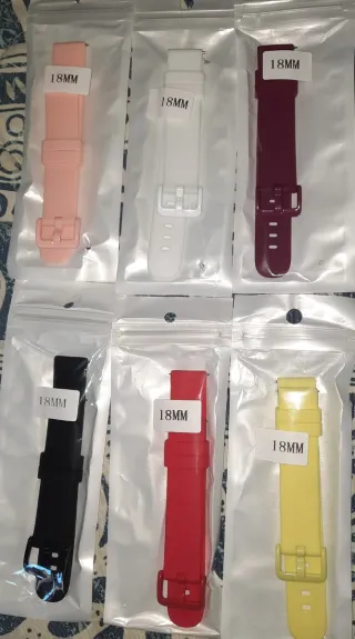 Correas de reloj 18mm (varios colores)