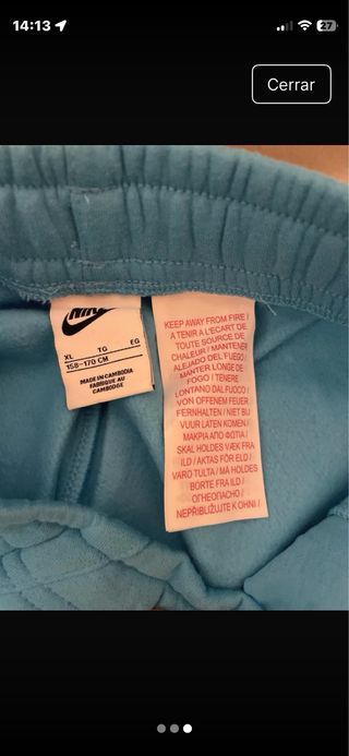 Pantalón Nike Azul