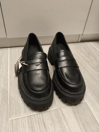 Mocasines negros talla 38