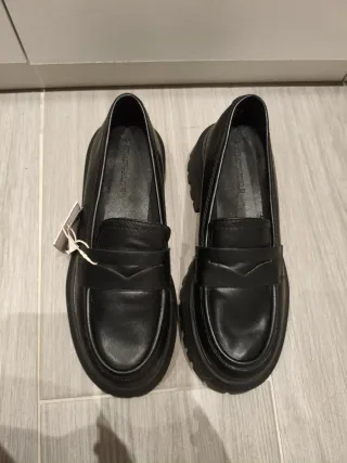 Mocasines negros talla 38