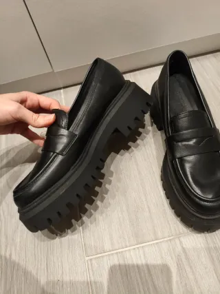 Mocasines negros talla 38