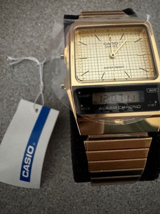 Reloj Casio Vintage Dorado Analógico/Digital