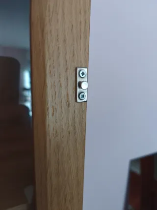 Vitrina Estantería Billy Ikea Madera y Cristal