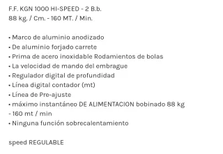 Carrete Eléctrico  Kaigen 1000