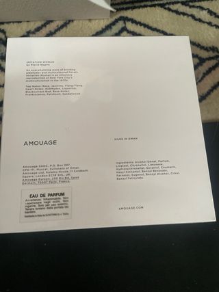 Profumo Amouage Imitation 100 ml con busta