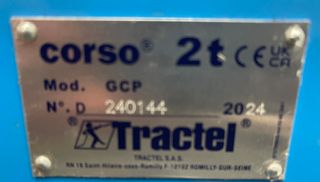 Carro de traslación manual TRACTEL CORSO GCP 2 TN.