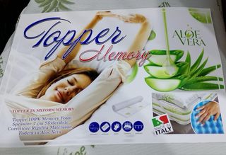 Topper Matrimoniale Myform Aloe Vera