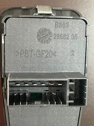 Botões interruptor duplo vidros elétricos