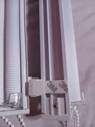 Lote 2 estores dobles,color blanco,de jysk.nuevos