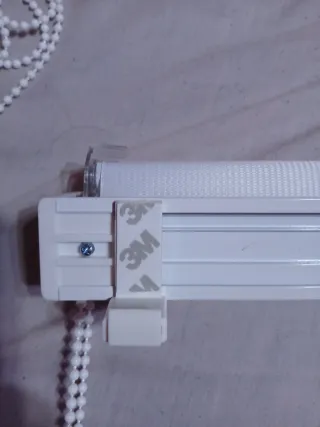 Lote 2 estores dobles,color blanco,de jysk.nuevos