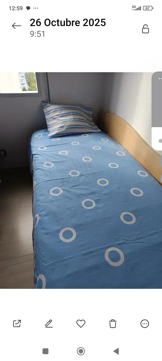 Funda nórdica reversible 90 + funda cojín