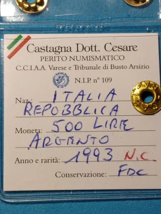 Moneta Argento Repubblica Italiana