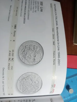 Moneta Argento Repubblica Italiana