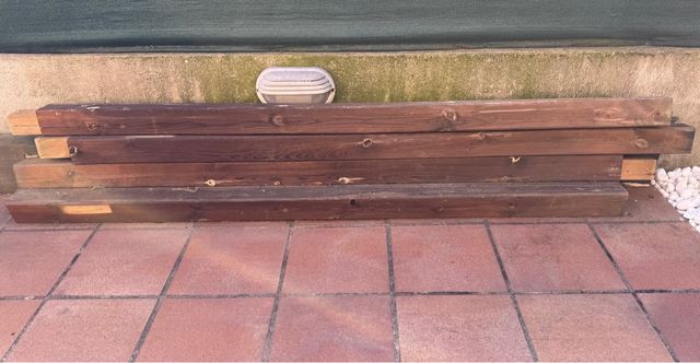 4 POSTES MADERA EXTERIOR
