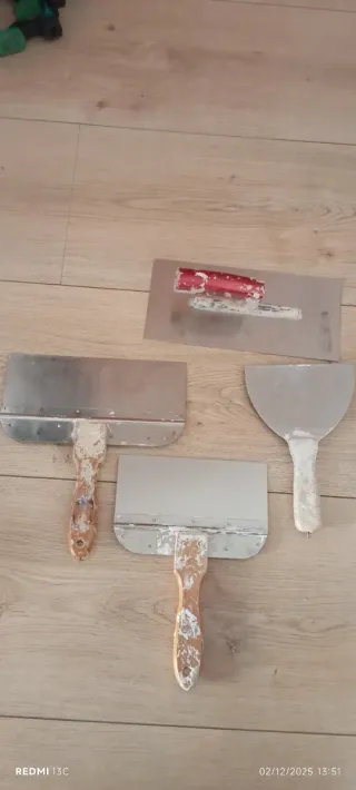 Lote de 4 espátulas para pladur