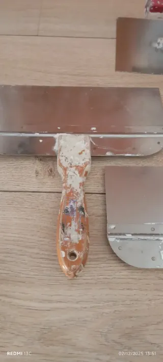 Lote de 4 espátulas para pladur