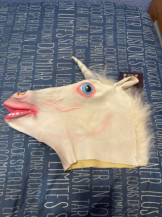 Careta de látex de Unicornio - Fyasa