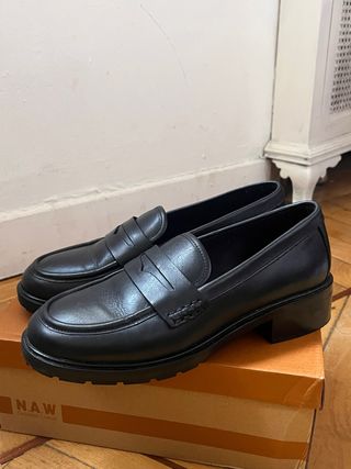 Mocasines Tommy Hilfiger Piel Negra Talla 38
