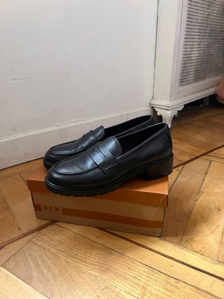 Mocasines Tommy Hilfiger Piel Negra Talla 38
