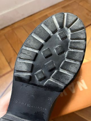 Mocasines Tommy Hilfiger Piel Negra Talla 38