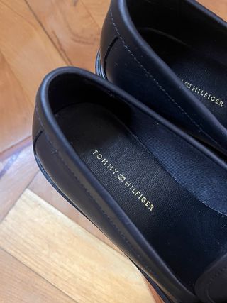 Mocasines Tommy Hilfiger Piel Negra Talla 38