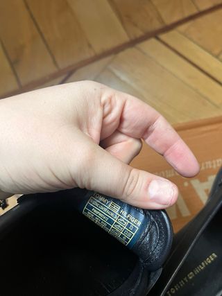 Mocasines Tommy Hilfiger Piel Negra Talla 38