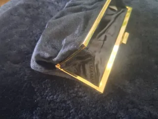 Bolso de fiesta negro Marks spencer en terciopelo