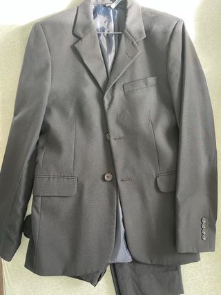Traje negro talla S