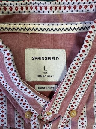 Lote 2 Camisas Hombre Springfield Talla L