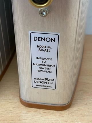Altavoces Denon SC-A3L Plata