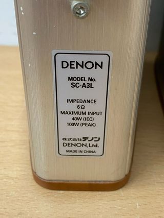 Altavoces Denon SC-A3L Plata
