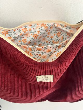 Bolso pana hecho a mano