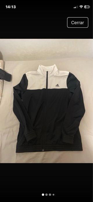 Chándal Adidas Blanco y Negro