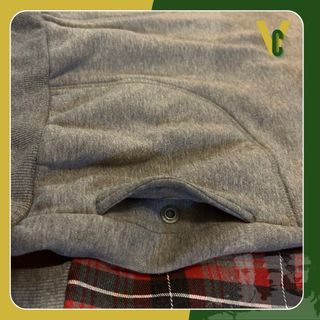 Sudadera Dickies Talla S Cuello Alto Tartán