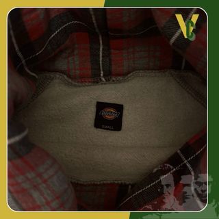 Sudadera Dickies Talla S Cuello Alto Tartán