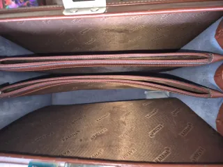 Maletín de piel Katana Marrón