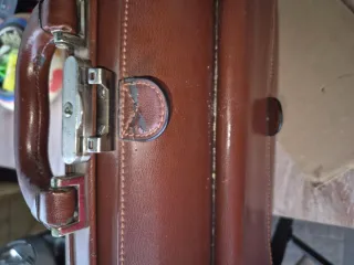 Maletín de piel Katana Marrón