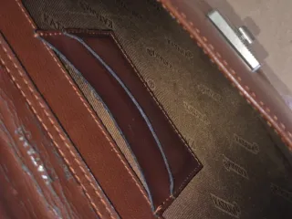 Maletín de piel Katana Marrón