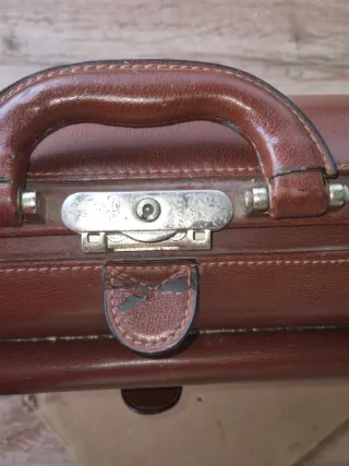 Maletín de piel Katana Marrón