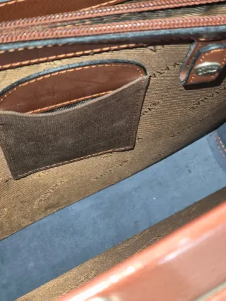 Maletín de piel Katana Marrón